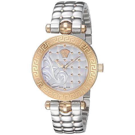 versace silver watch ladies|Versace outlet watches.